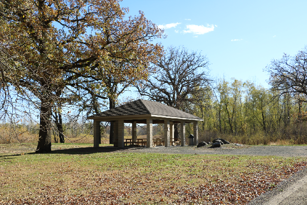Mack Lake picnic shelter