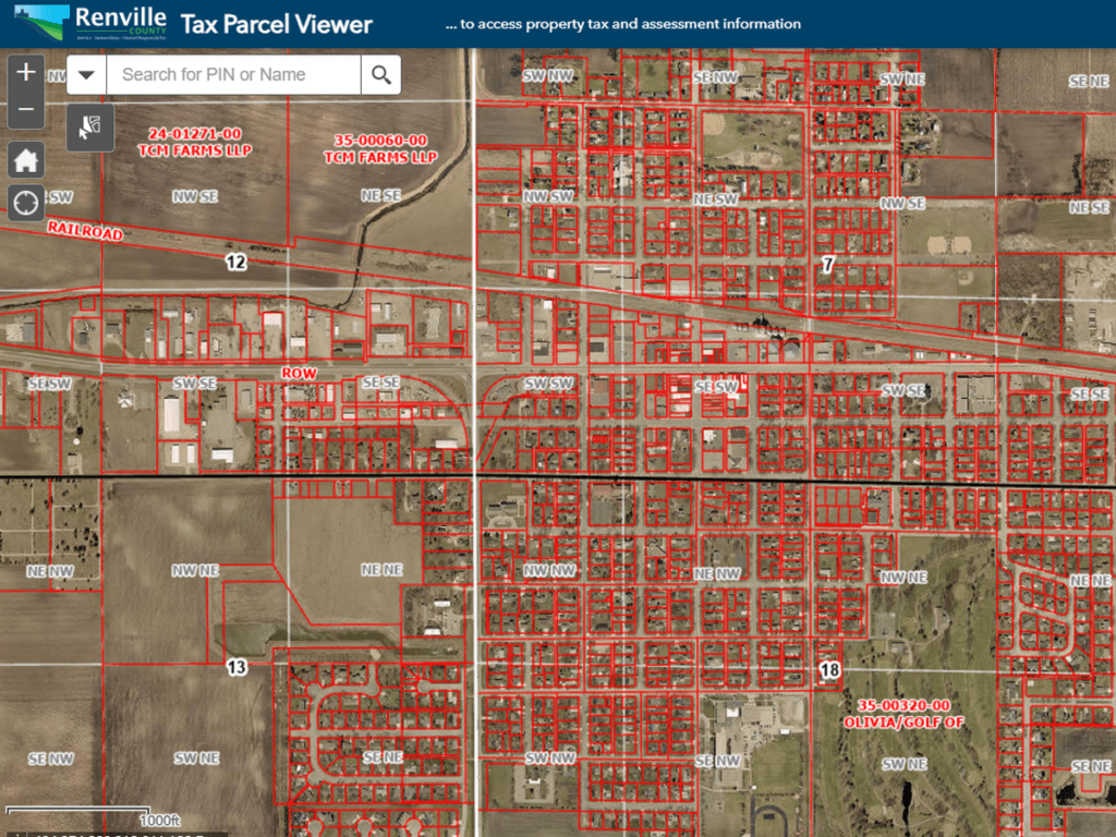 Tax parcel viewer map