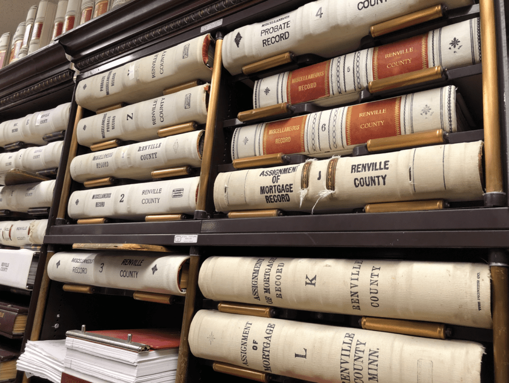 Recorded documents for a County.
