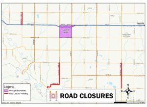 Map of Roads Closed 06.30.25