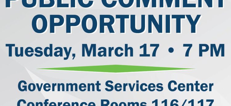 Text: Public Comment Opportunity