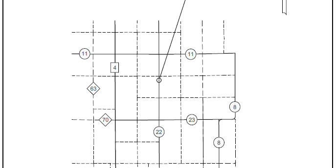 Map showing bridge #65K11 location on CSAH 22 in Renville County, Minnesota