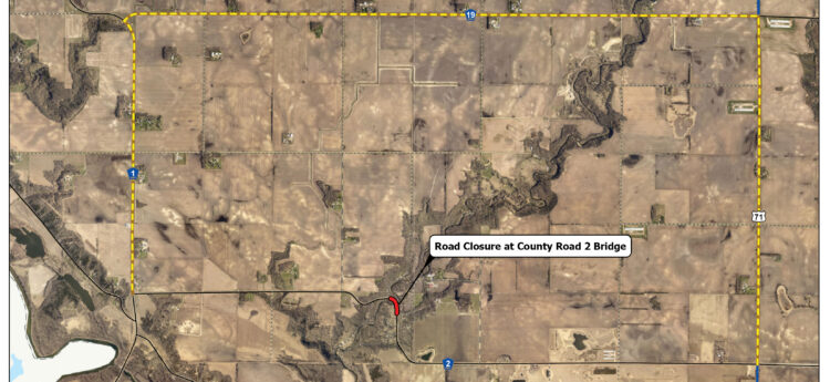 Road detour map